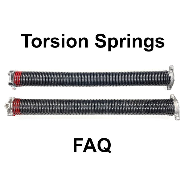 Garage Door Torsion Spring FAQ Get the Right Springs