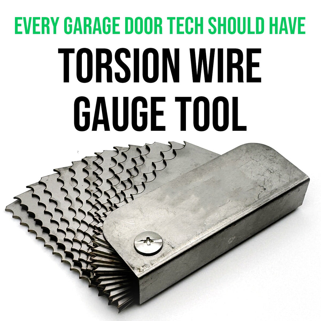 Wire Gauge Tool for Garage Door Torsion Springs
