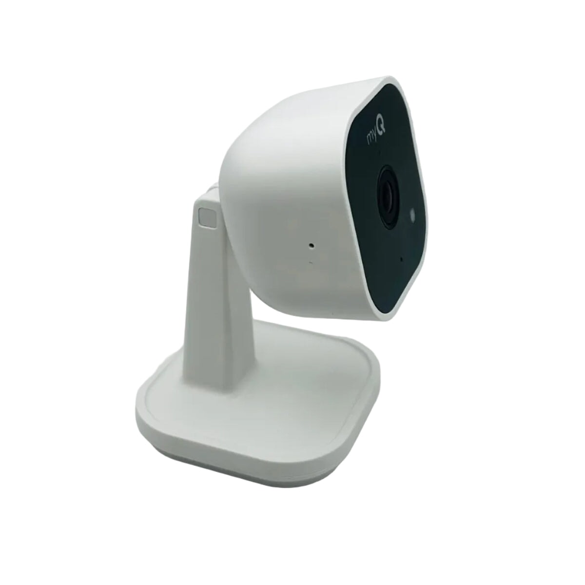 Wireless garage security camera with two way audio and motion alerts for myQ system
