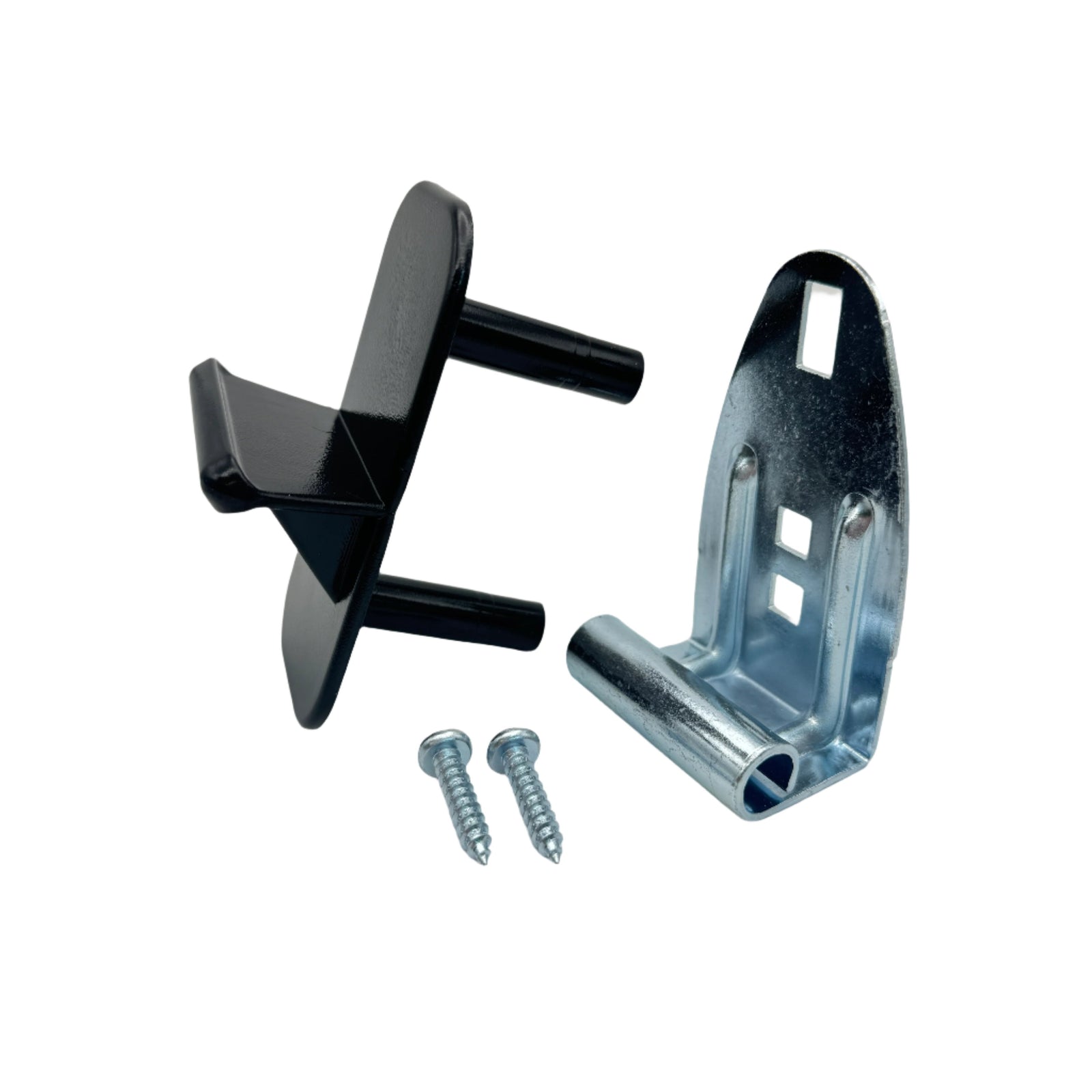 Step Plate Lift Handle Combo set with screws, front view