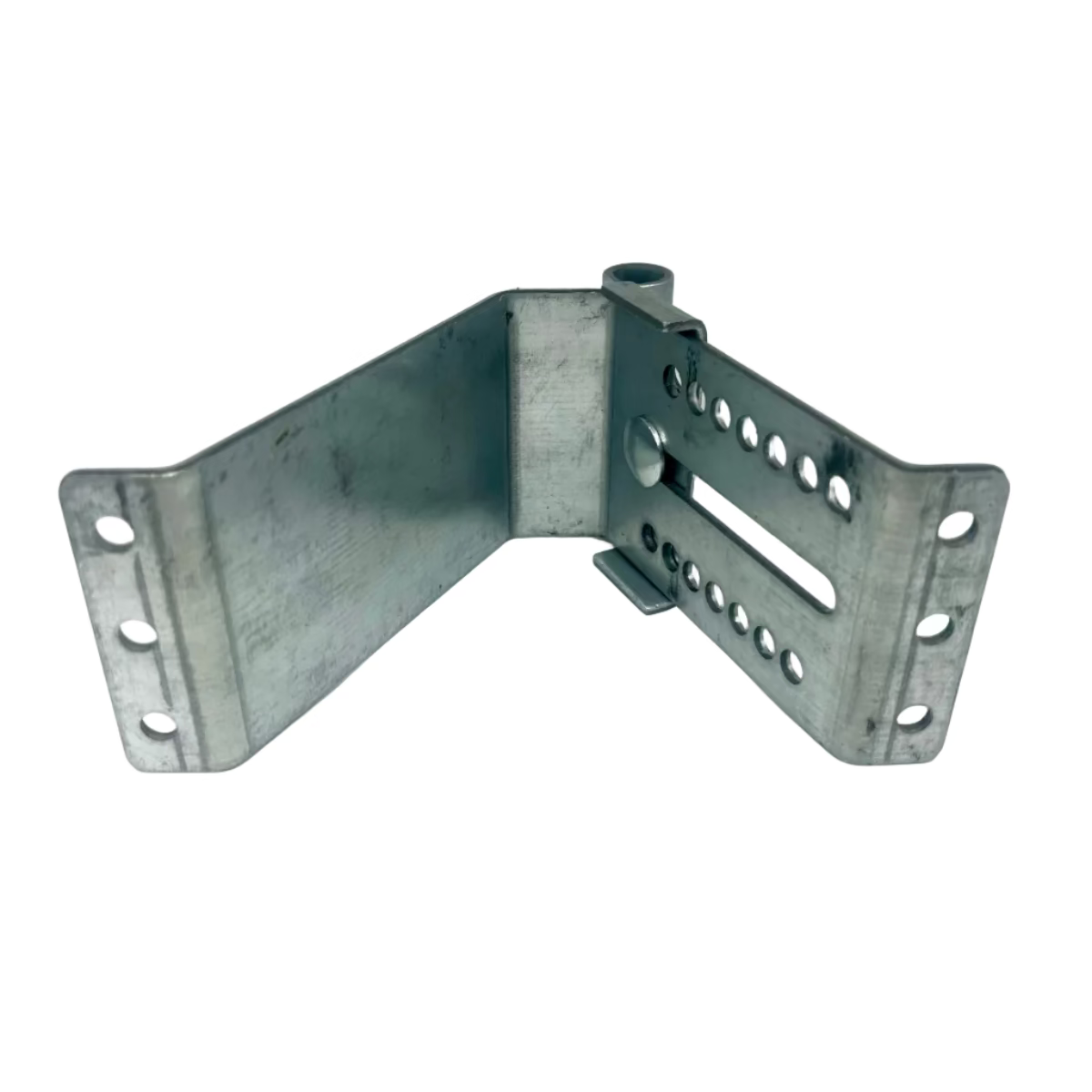 Galvanized steel commercial garage door top bracket replacement