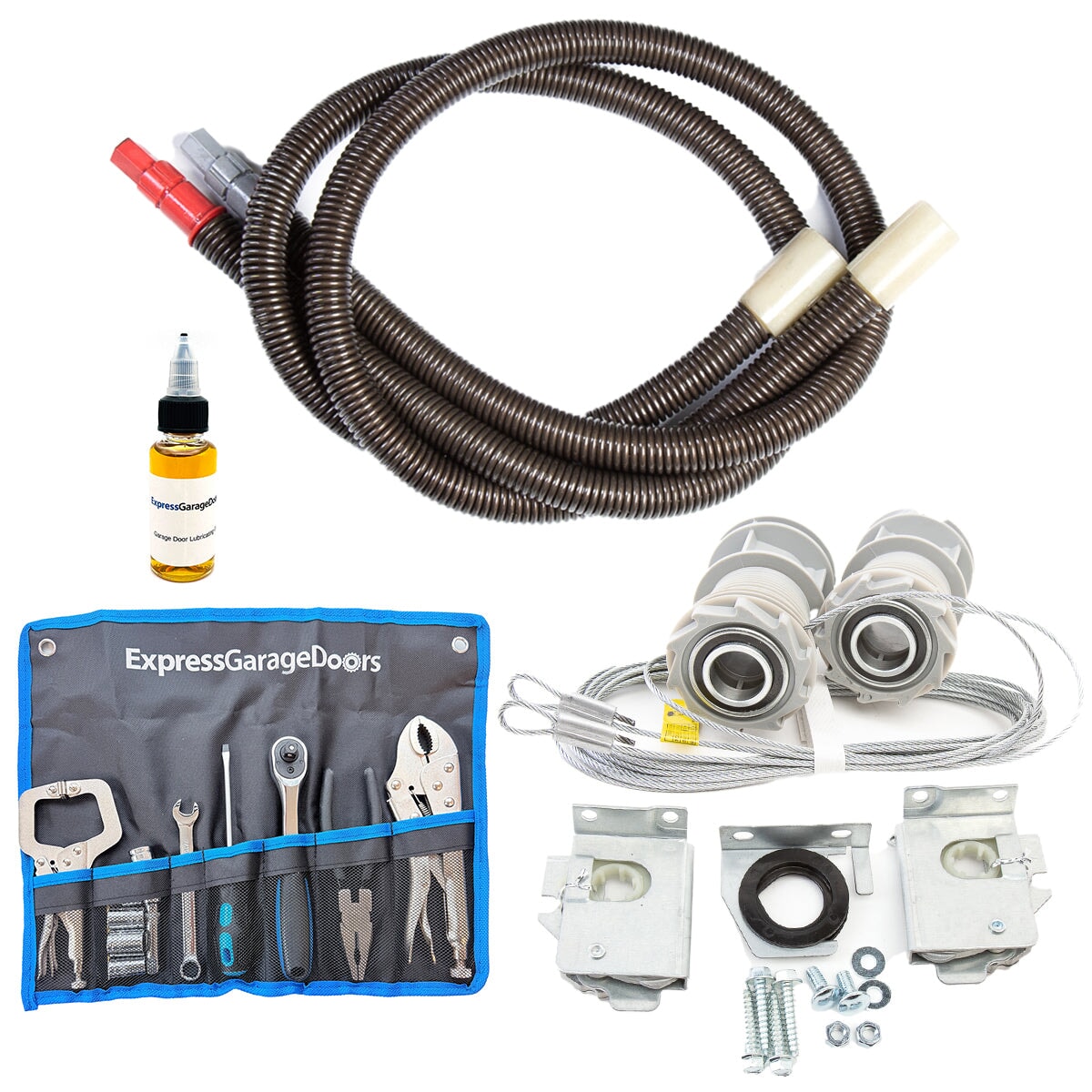 Wayne Dalton TorqueMaster Original double spring full replacement kit with tool kit, cable drums and lubricant