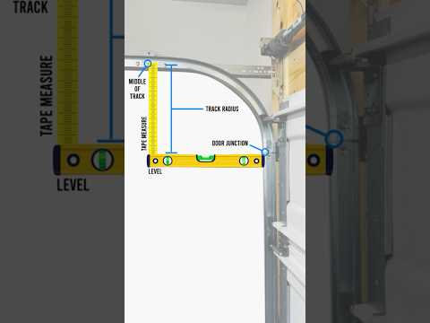 How to Measure Garage Door Track Radius