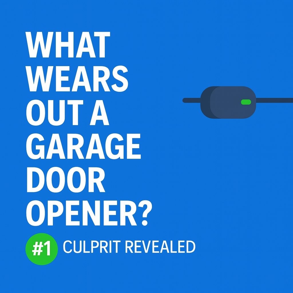 What Wears Out a Garage Door Opener? The #1 Culprit Revealed