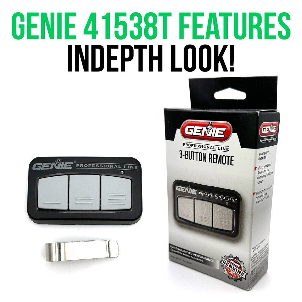 Features and user benefits of the Genie 3-Button Garage Door Opener Remote GN-G3BT-P