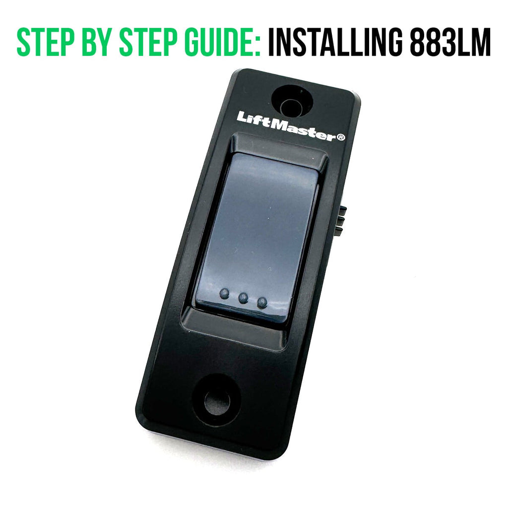 Step-by-Step Installation Guide for LiftMaster 883LM