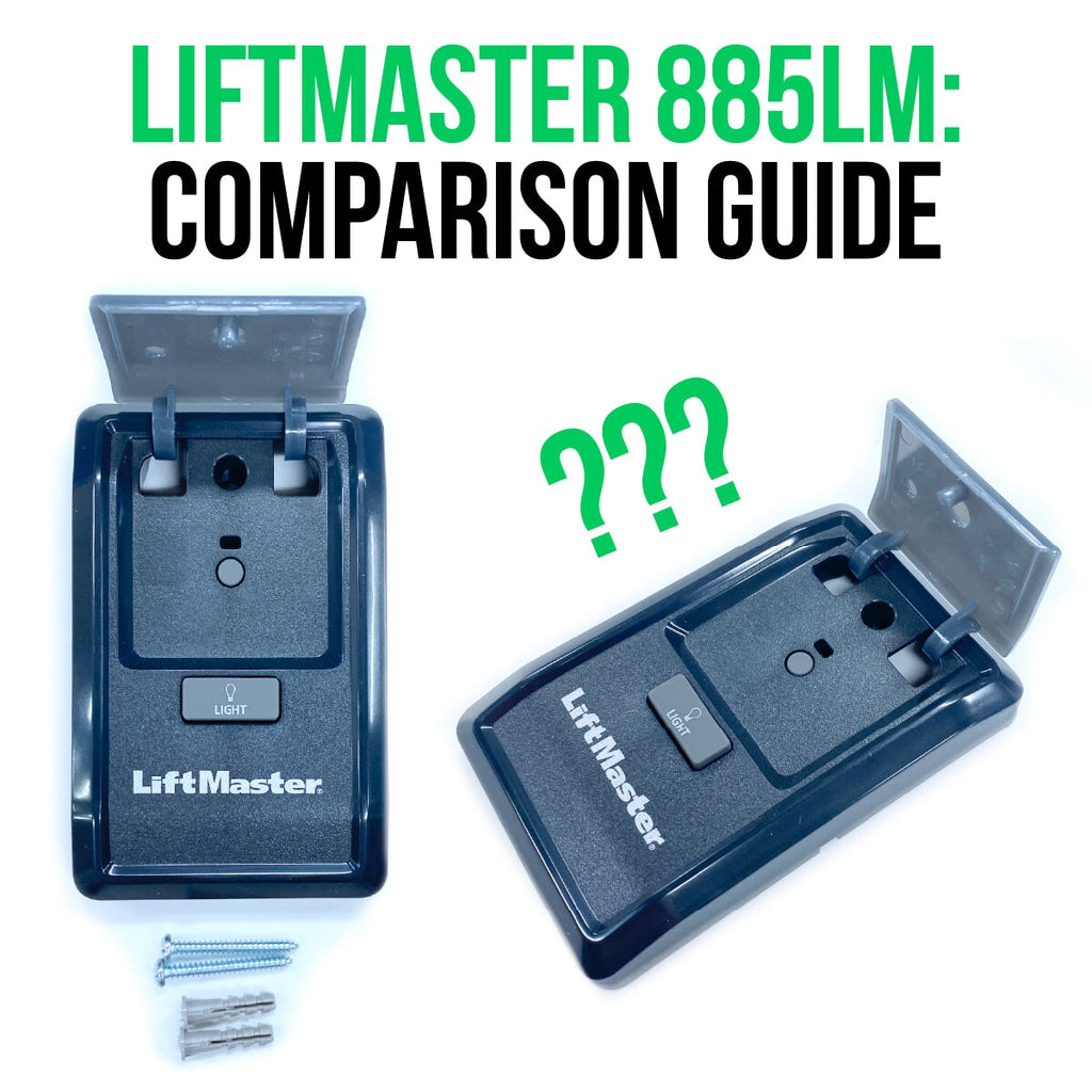 Comparing Wall Consoles: LiftMaster 885LM vs. Other Market Options