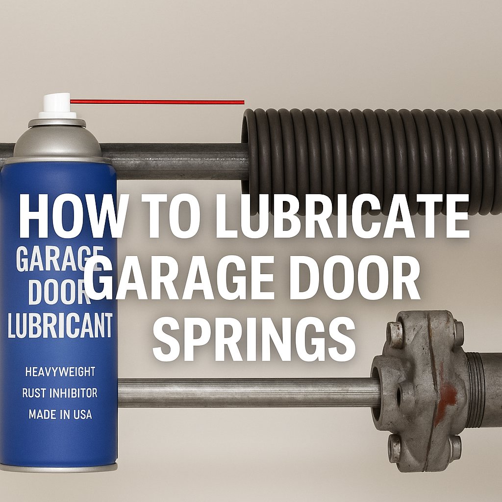 How to Lubricate Your Garage Door Springs The Right Way