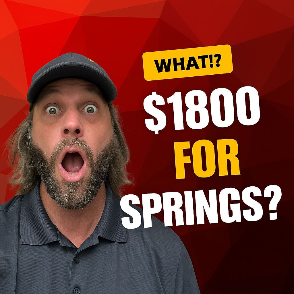 Garage Door Spring Replacement Cost Guide