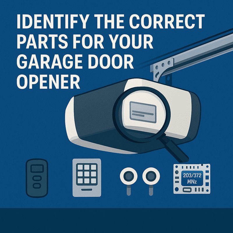 How to Identify the Correct Parts for Your Garage Door Opener
