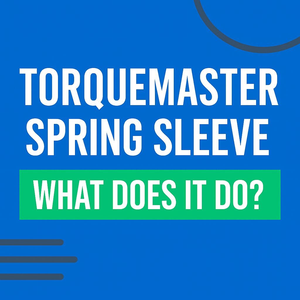 Wayne Dalton Torquemaster Spring Sleeve Guide