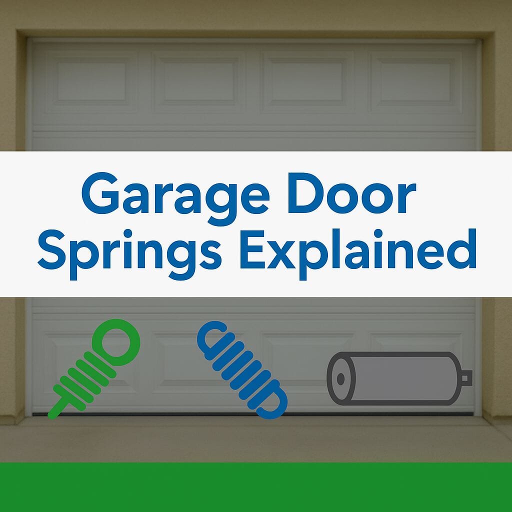 What Do Garage Door Springs Actually Do