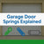 What Do Garage Door Springs Actually Do