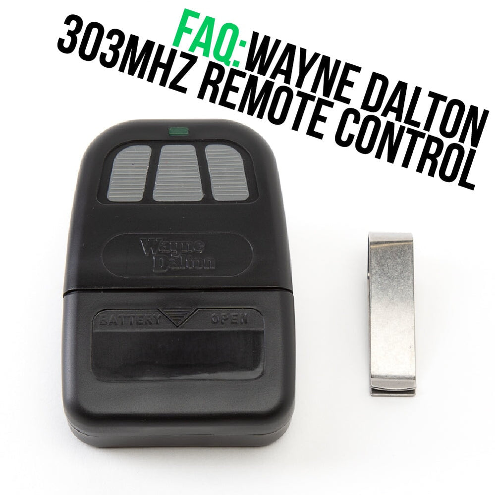 Wayne Dalton Remote Control Transmitter 297134 Faq