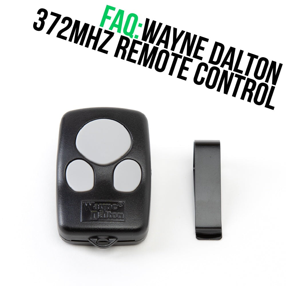 Wayne Dalton 327310 Remote Control Transmitter Faq