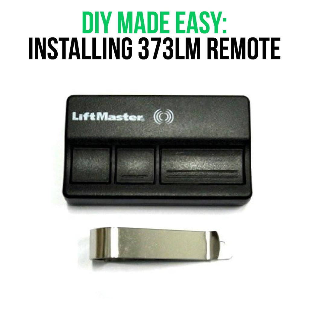 DIY Made Easy: Installing Your LiftMaster 373LM Remote