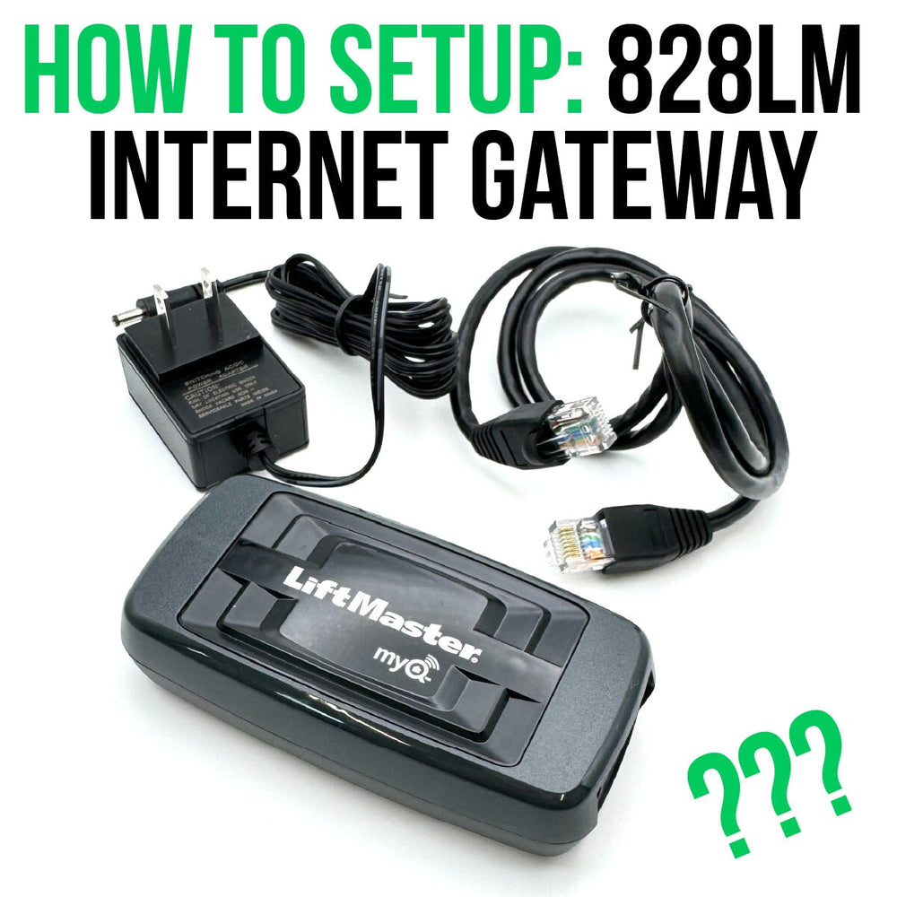 How To Setup and Install The 828lm Liftmaster Internet Gateway
