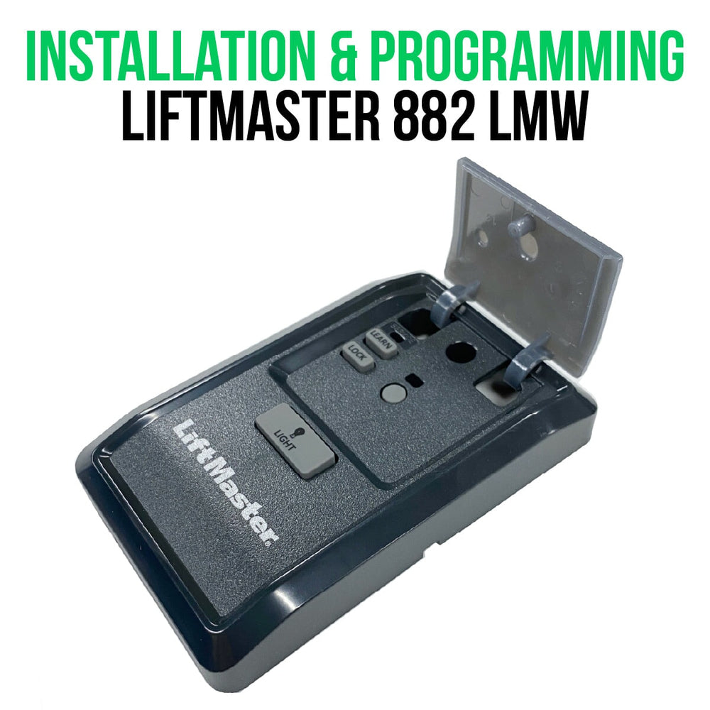 Installation and Programming Guide for LiftMaster 882 LMW
