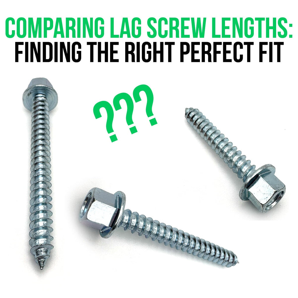 Comparing Lag Screw Lengths: Find the Perfect Fit for Your Garage Projects