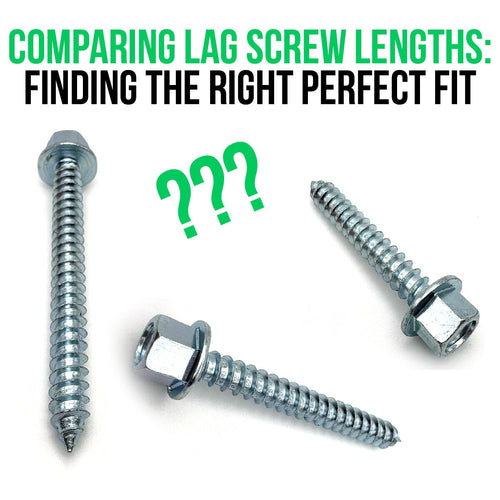 Comparing Lag Screw Lengths: Find the Perfect Fit for Your Garage Projects