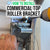 Installing a commercial adjustable top roller bracket on a garage door