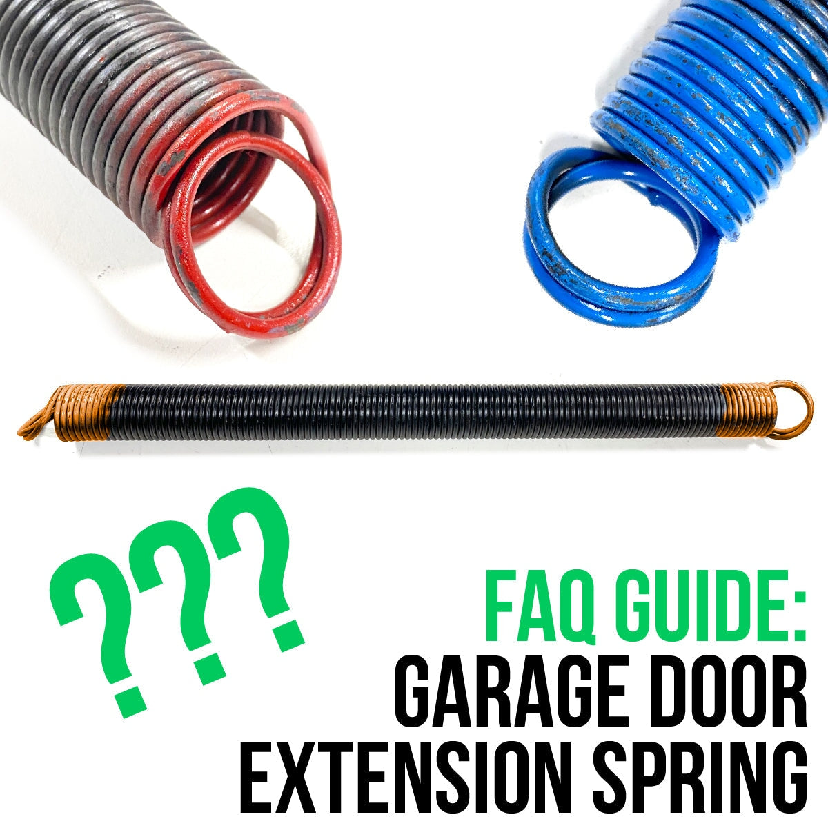 Garage Door Extension Spring FAQ and Guide