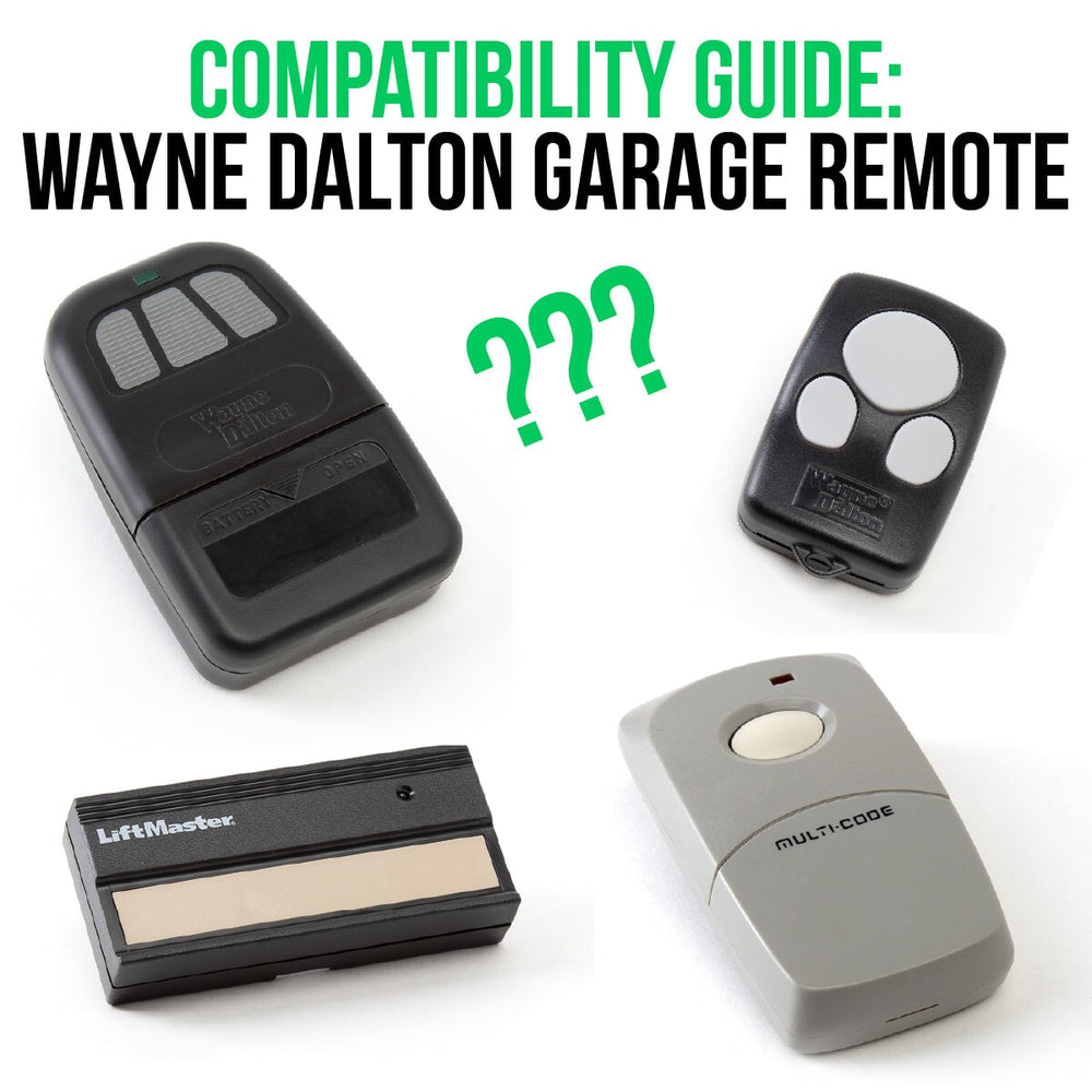 Wayne Dalton Garage Door Remote Compatibility Guide