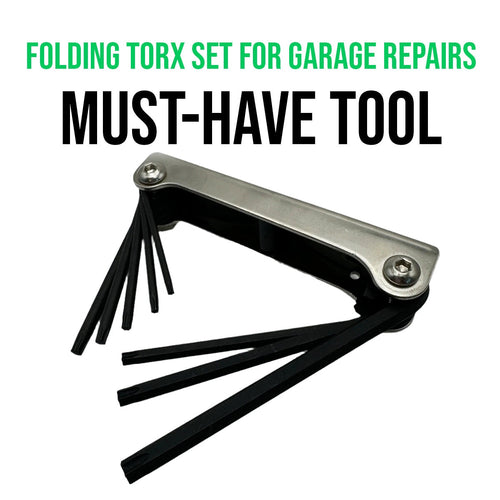 Folding Torx Set for Garage Door Repairs – Must-Have Tool
