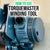 Installer using TorqueMaster Plus Winding Tool on Wayne Dalton spring system