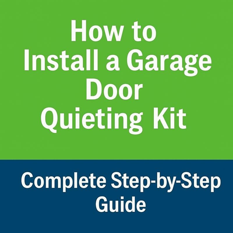 Garage Door Quieting Kit