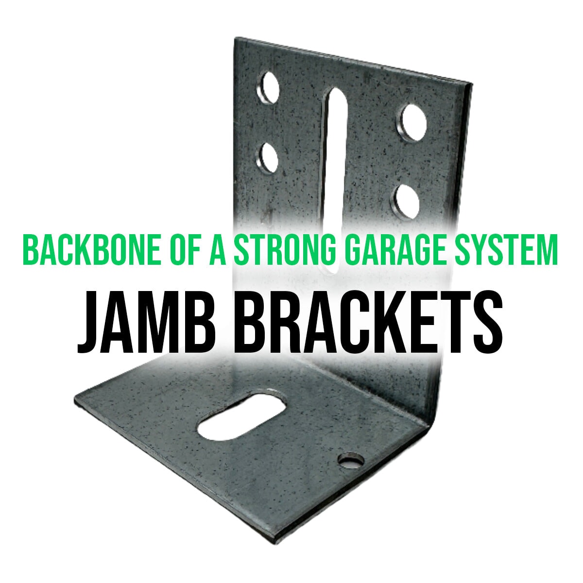 Heavy-Duty 12-Gauge Jamb Brackets (#1–#4 Sizes)