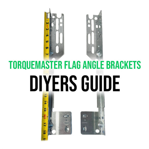 TorqueMaster Flag Angle Brackets DIY Upgrade for Quick‑Install Tracks