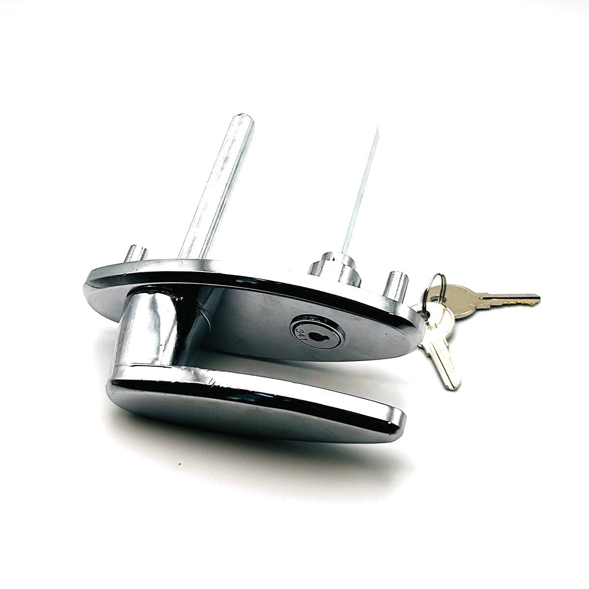 Replacement L handle garage door lock for residential and light commercial doors