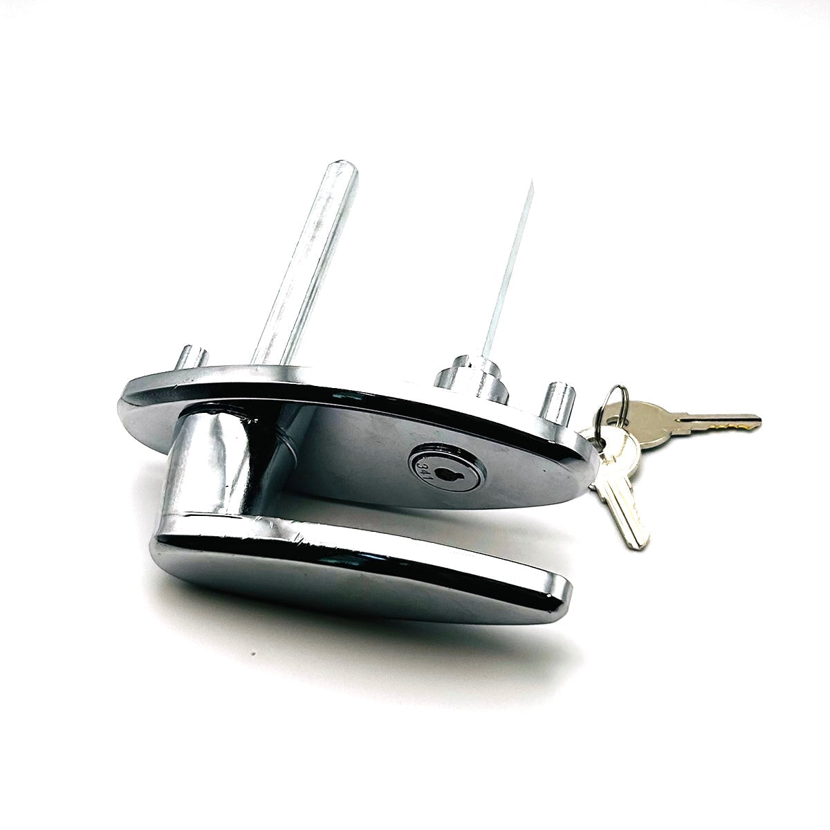 Replacement L handle garage door lock for residential and light commercial doors