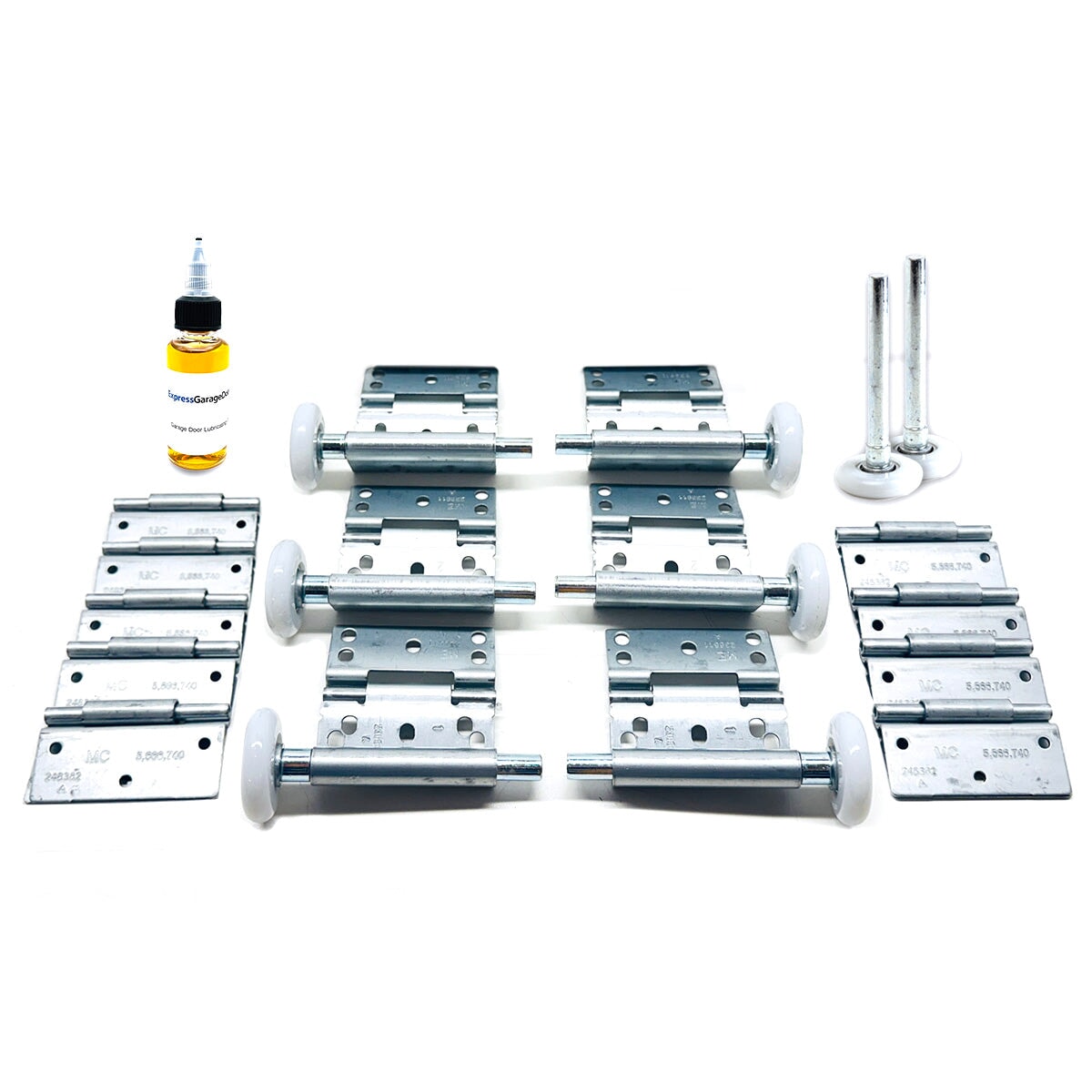 Wayne Dalton 9100 9600 4-panel 16 ft garage door complete hinge and roller kit