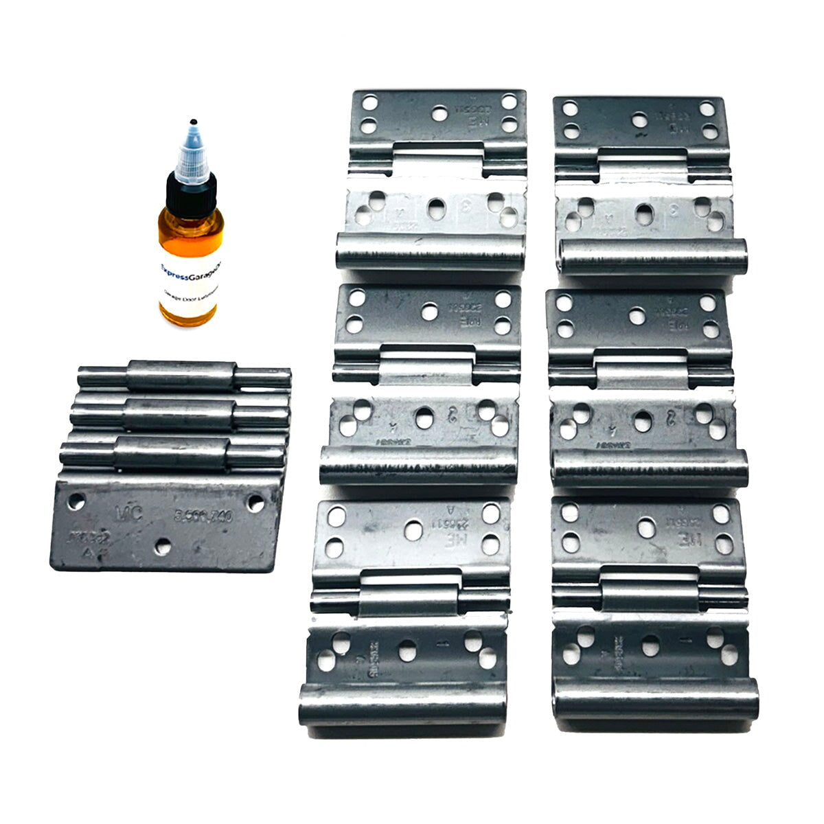 Wayne Dalton 9100 9600 4-panel 8-9 ft garage door complete hinge replacement kit