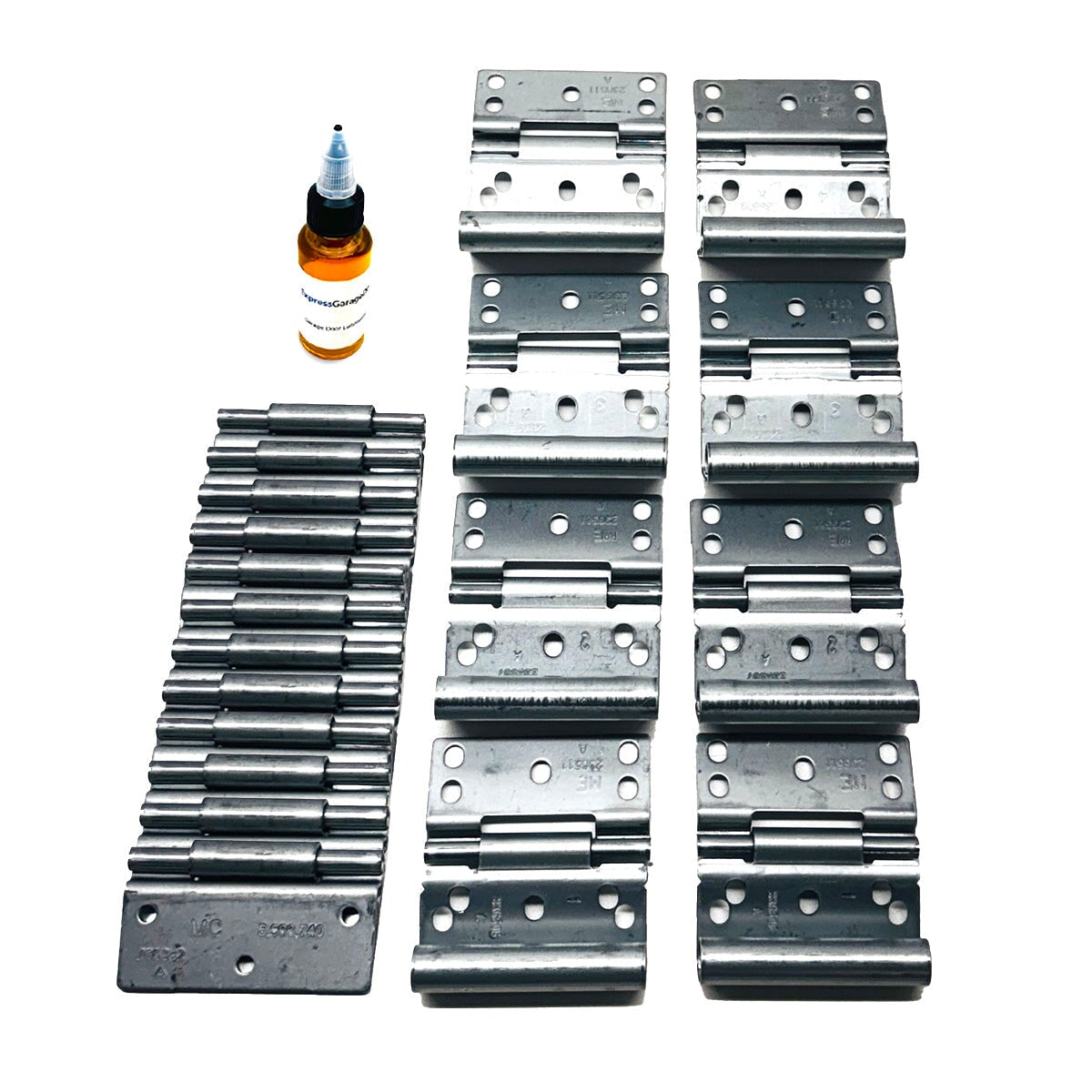 Wayne Dalton 9100 9600 5-panel 16 ft garage door complete hinge replacement set