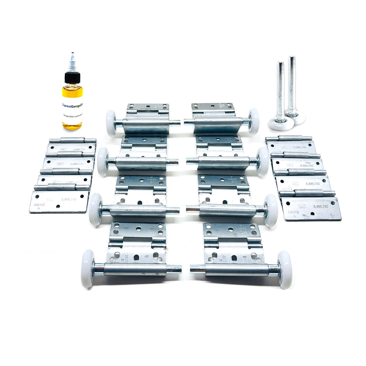 Wayne Dalton 9100 9600 5-panel 10-12 ft garage door hinge and roller upgrade set