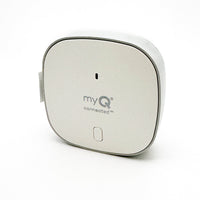 LiftMaster 821LMC-SENSOR hub with myQ logo in white.