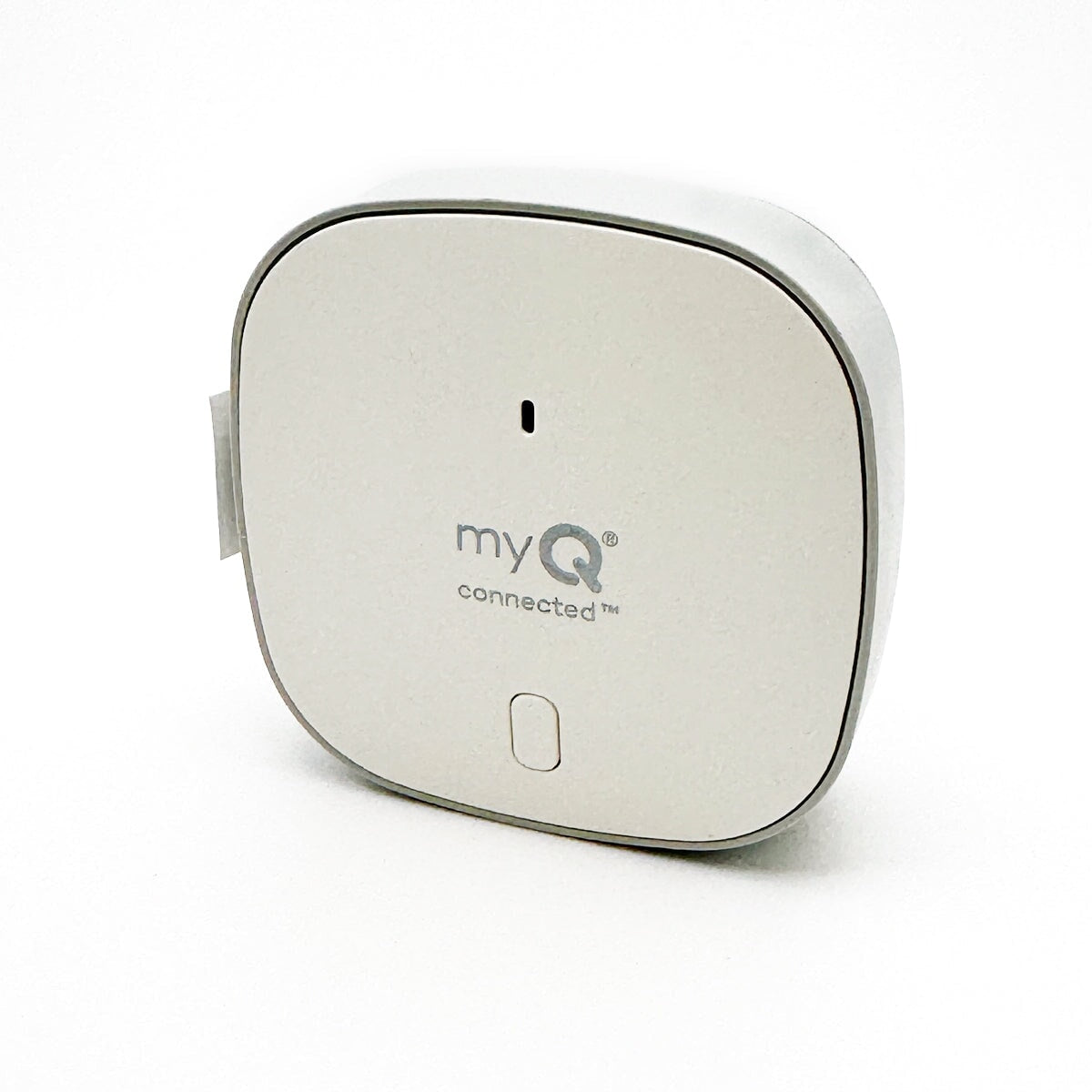 LiftMaster 821LMC-SENSOR hub with myQ logo in white.