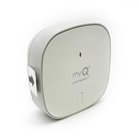 Side view of the LiftMaster myQ 821LMC-SENSOR showing the sleek profile
