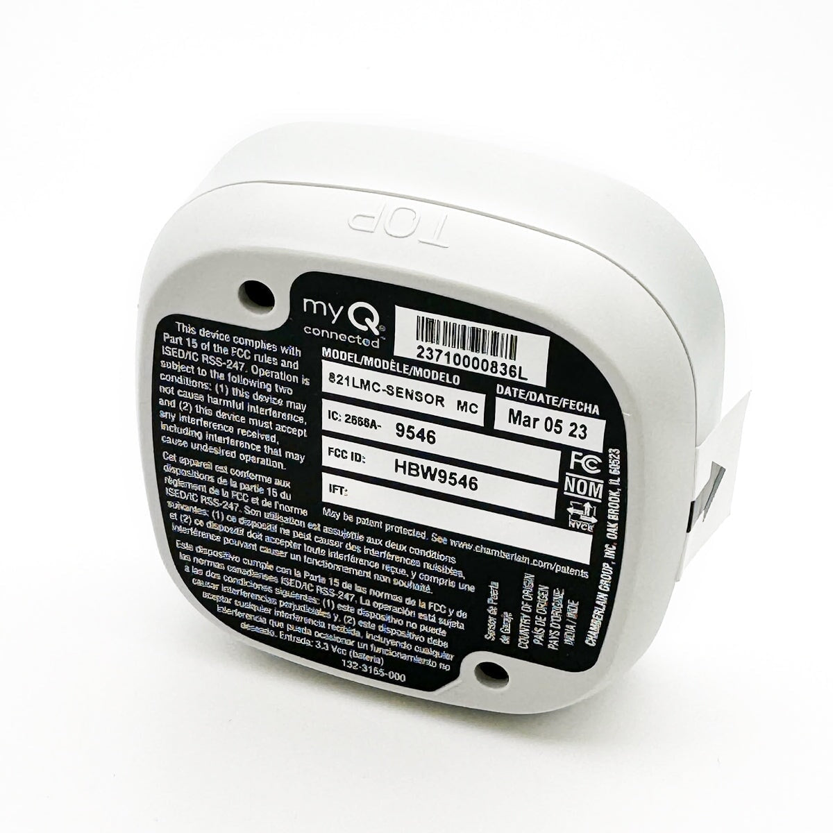 LiftMaster myQ 821LMC-SENSOR with mounting brackets