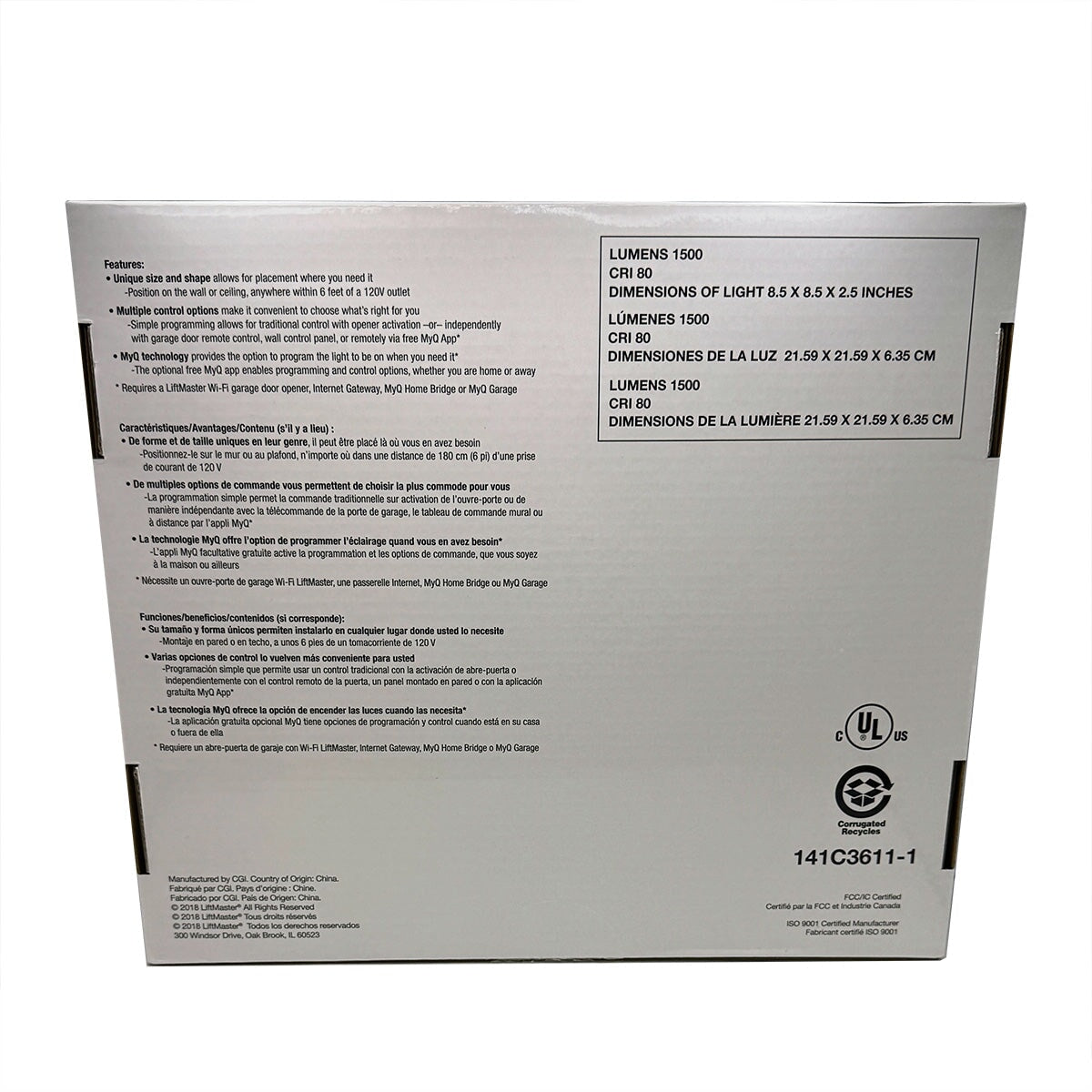 LiftMaster 827LM myQ Remote LED Light