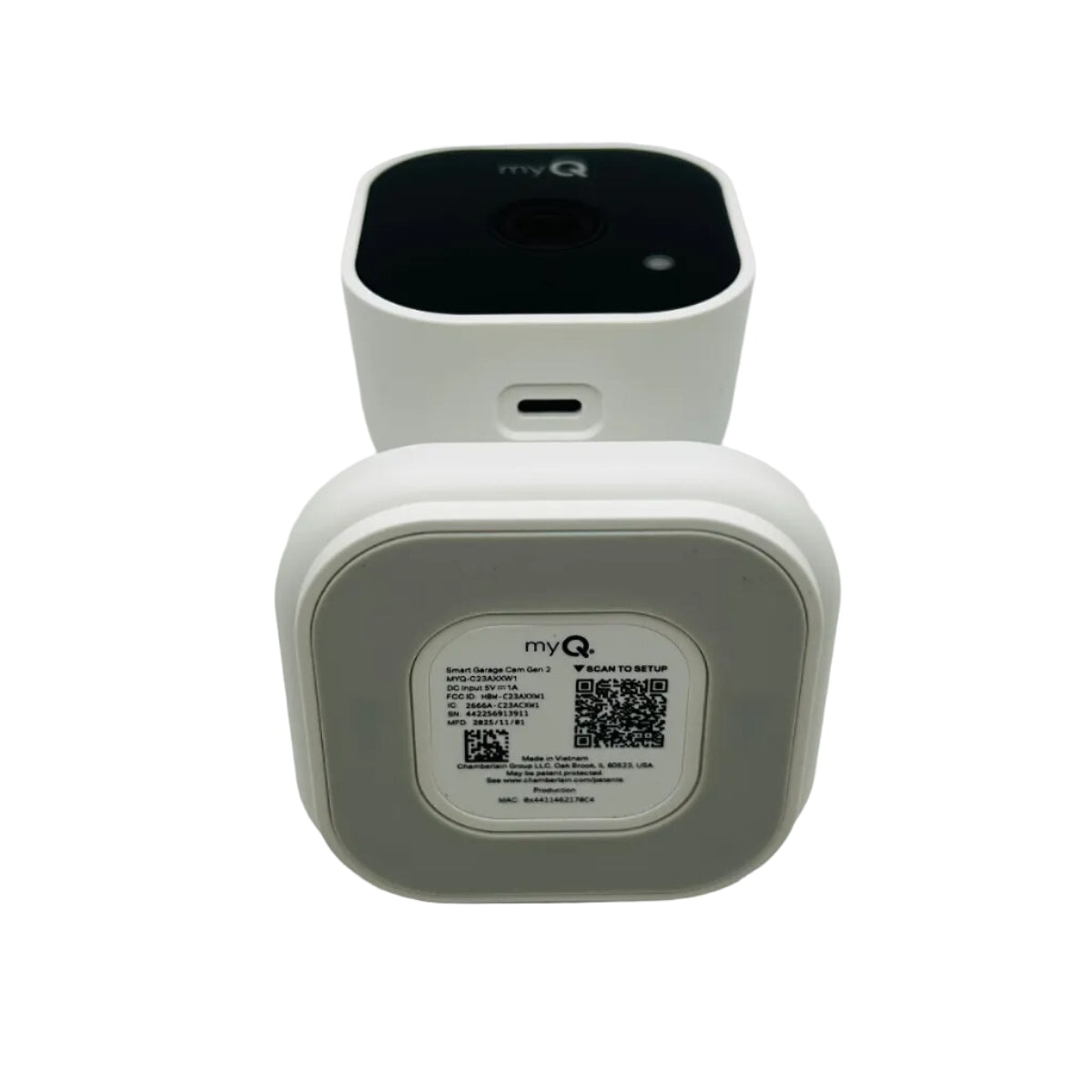 Garage camera with WiFi connectivity and infrared night vision for low light monitoring