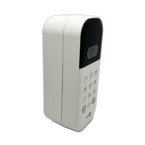 side view of myq video keypad