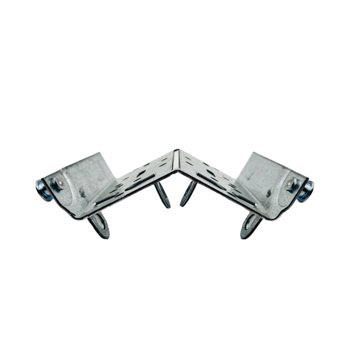 Garage door panel bottom brackets