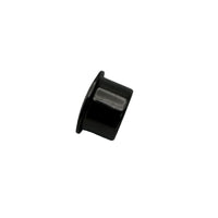 Round cam lock plug, top view for garage door security