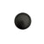 Black cam lock plug with sleeve, front angle view