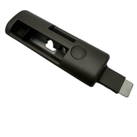 Universal Die-Cast Mini Lock with 2-hole round design, side view