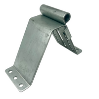 Garage door top fixture fits standard stem roller over 3 inch strut